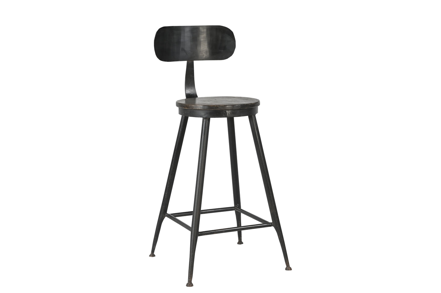Iron Mango Wood Bar Stool / Chair