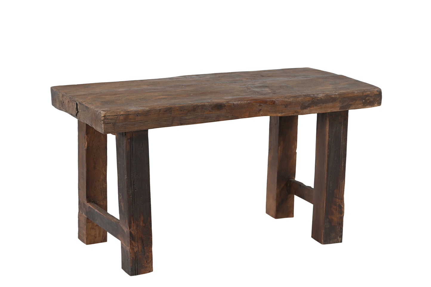 Vintage Reclaimed Wood Bench