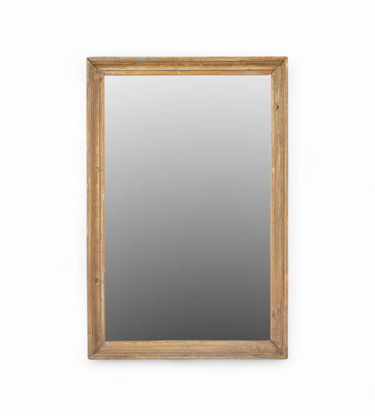 Vintage Teak Wood Mirror