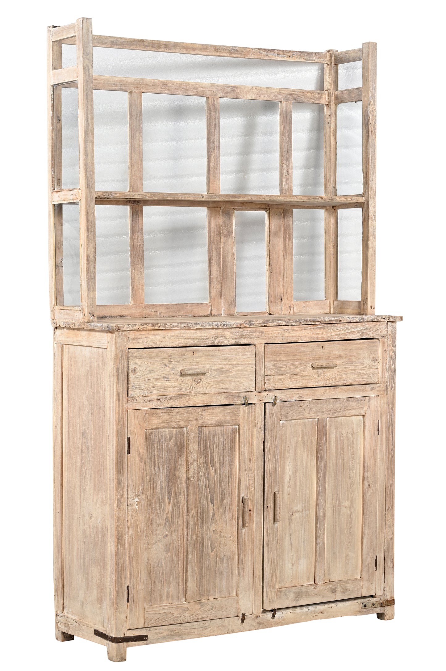 Vintage Teak Glass Display Cabinet