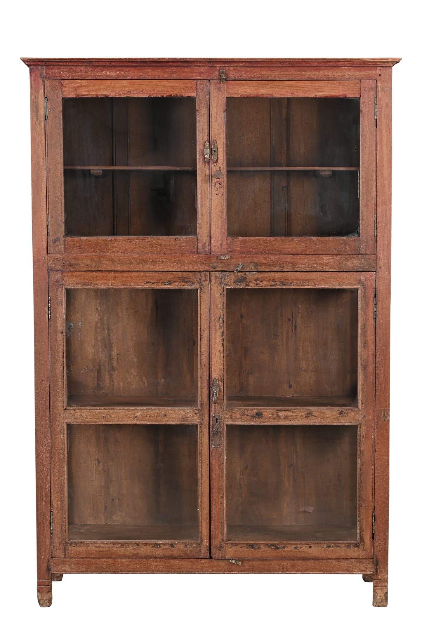 Vintage Teak Glass Display Cabinet