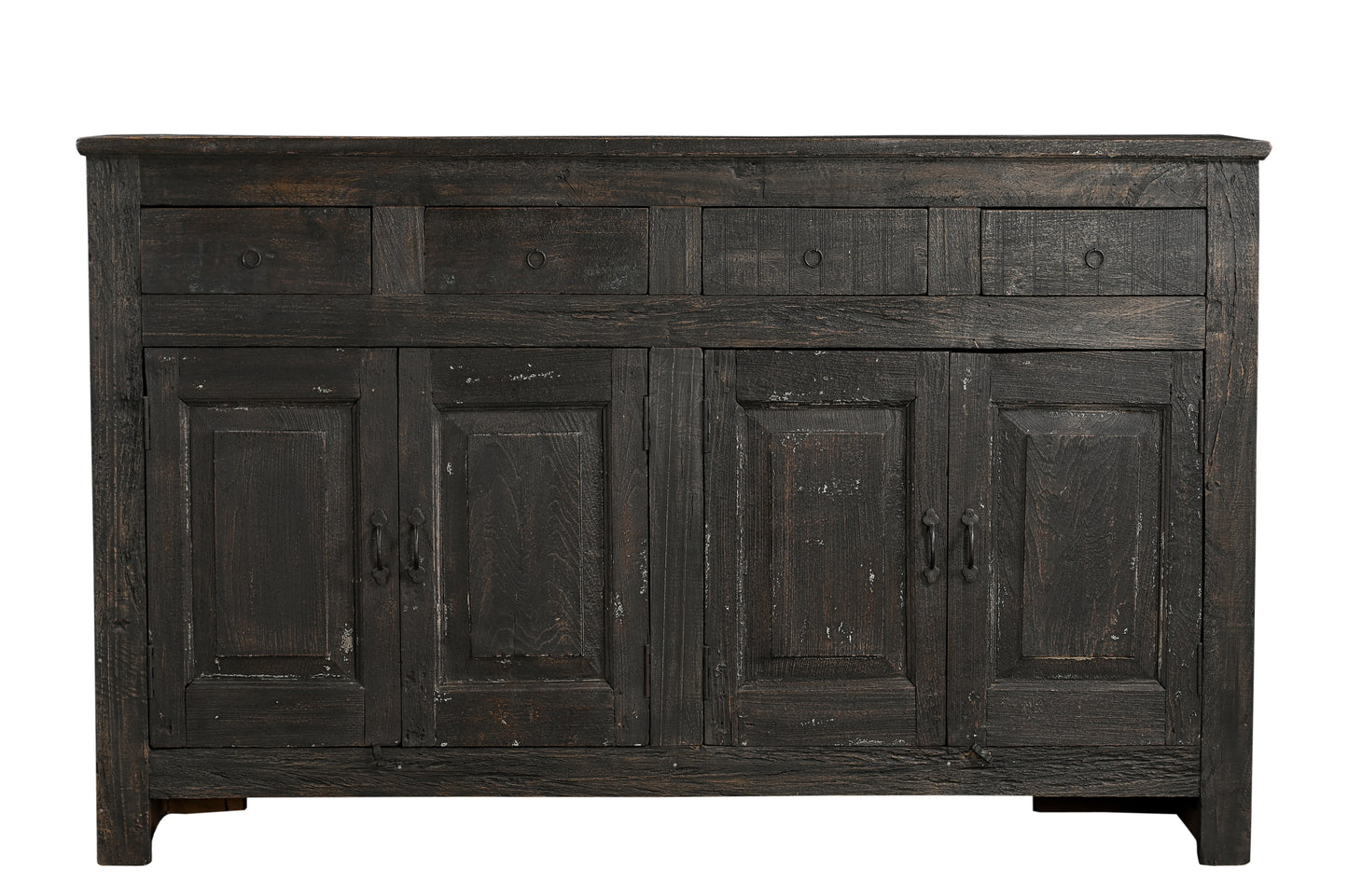 Aparador de 4 cajones de madera reciclada