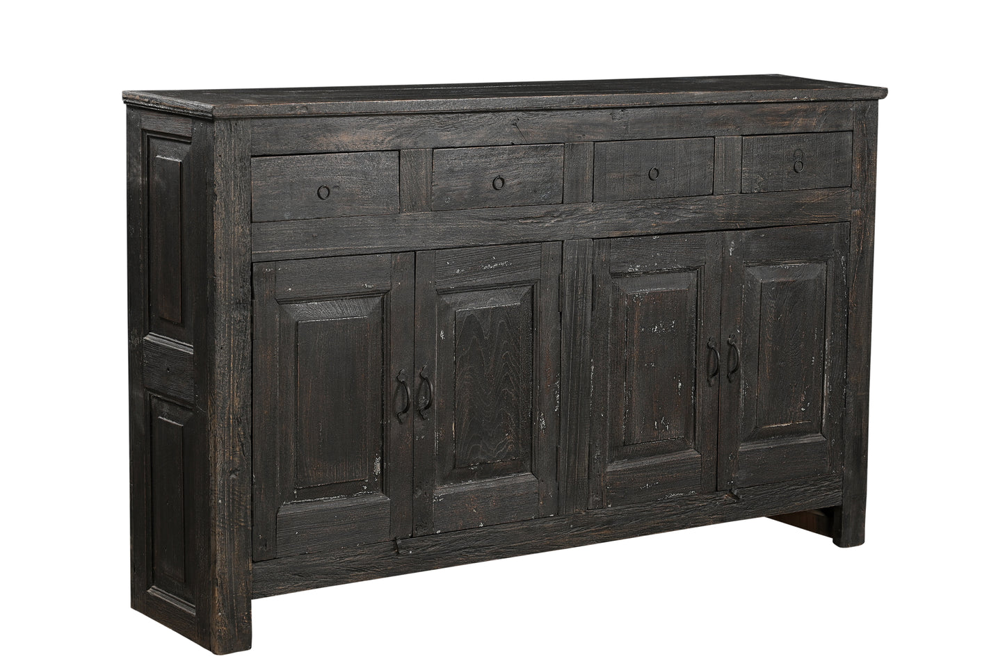 Aparador de 4 cajones de madera reciclada