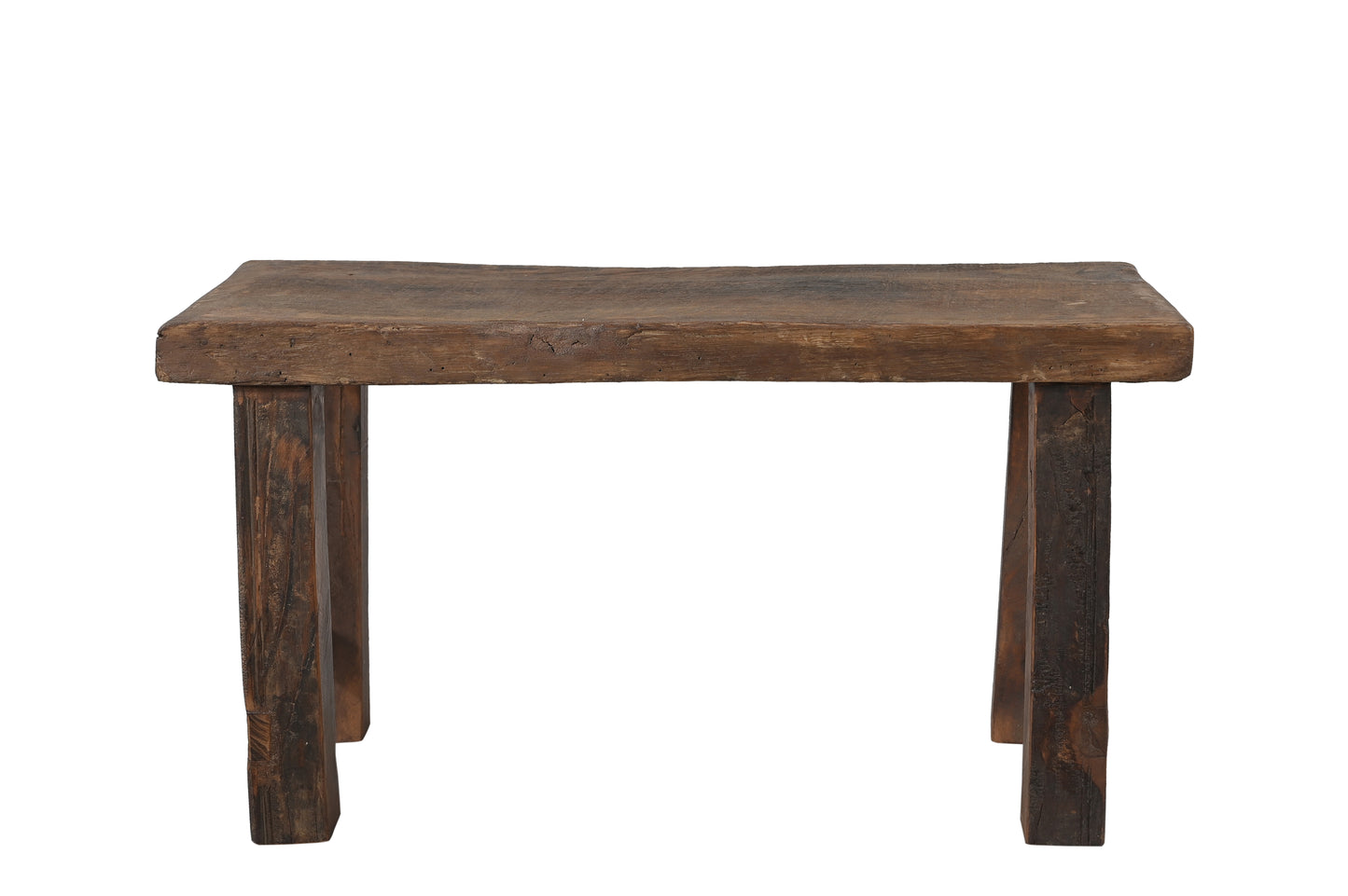 Vintage Reclaimed Wood Bench