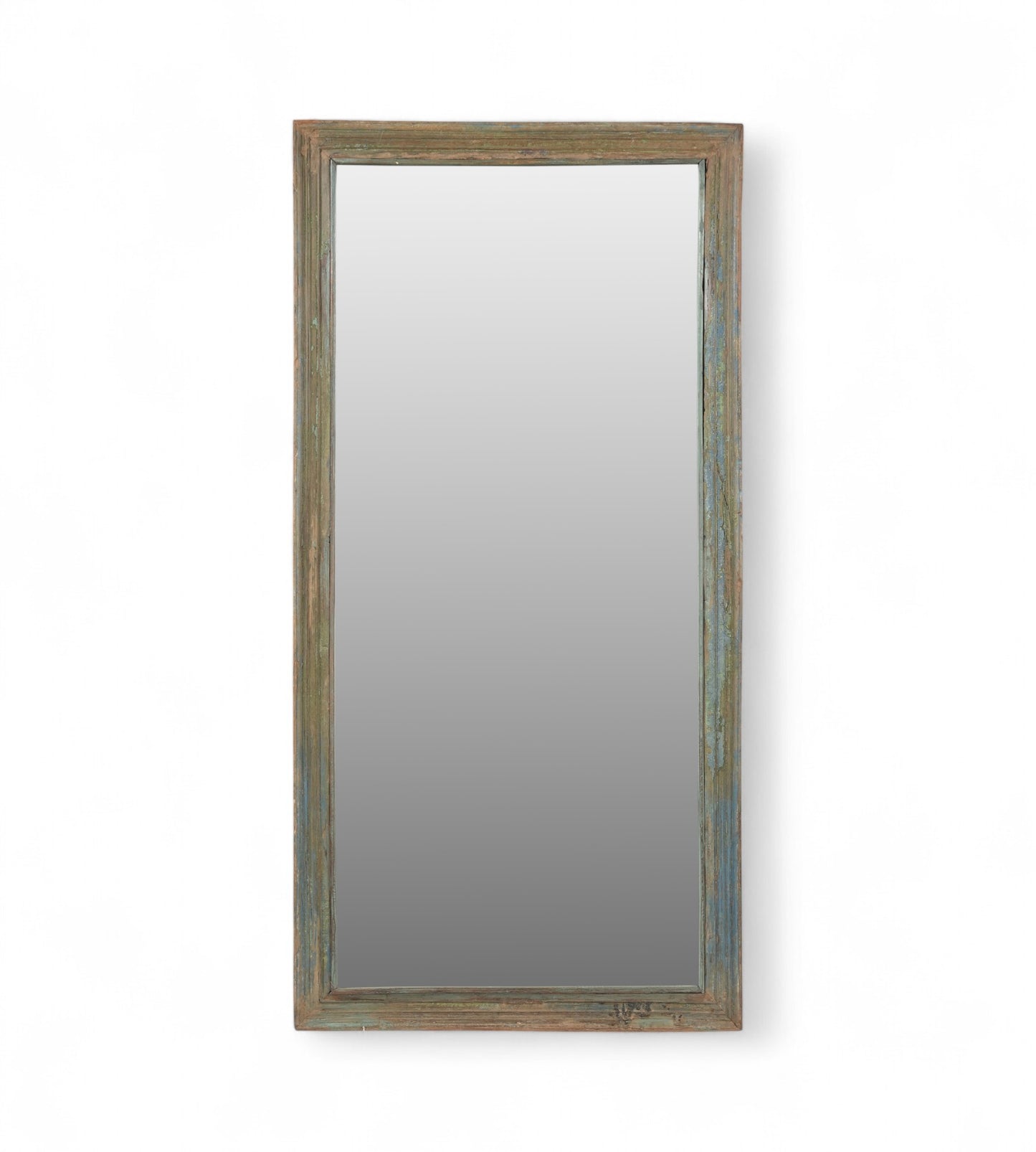 Espejo vintage de madera de teca