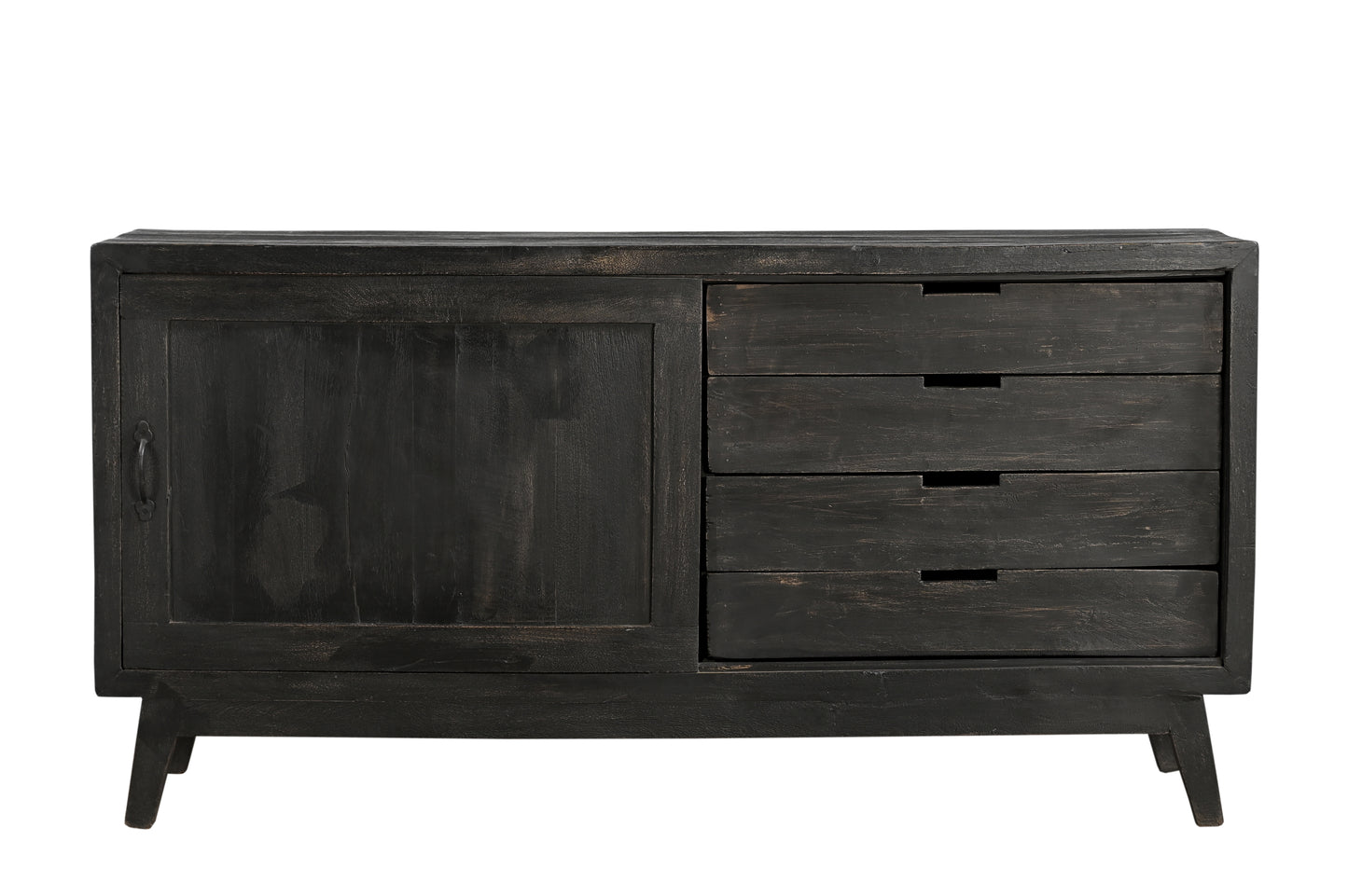 Aparador de plasma de 4 cajones de madera reciclada