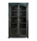 Vintage Teak Wood and Glass Cabinet
