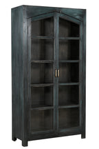 Vintage Teak Wood and Glass Cabinet