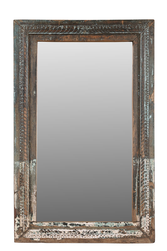 Vintage Teak Wood Mirror
