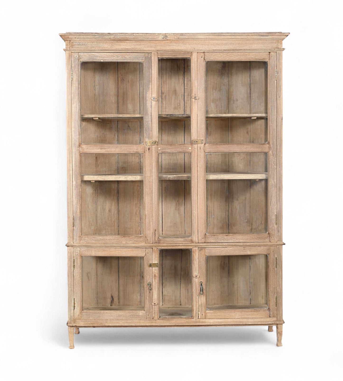 Vitrina vintage de teca y vidrio