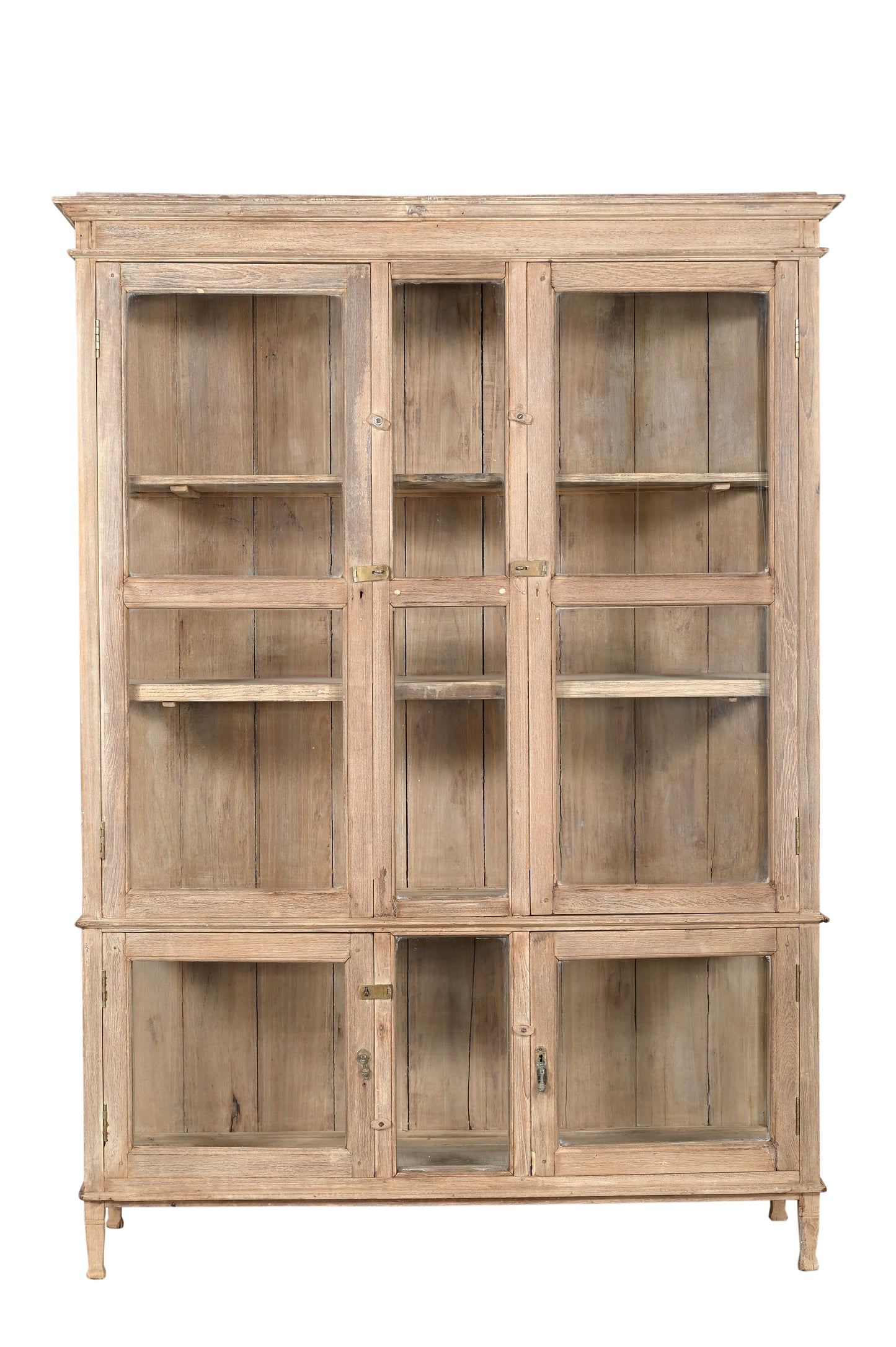 Vitrina vintage de teca y vidrio