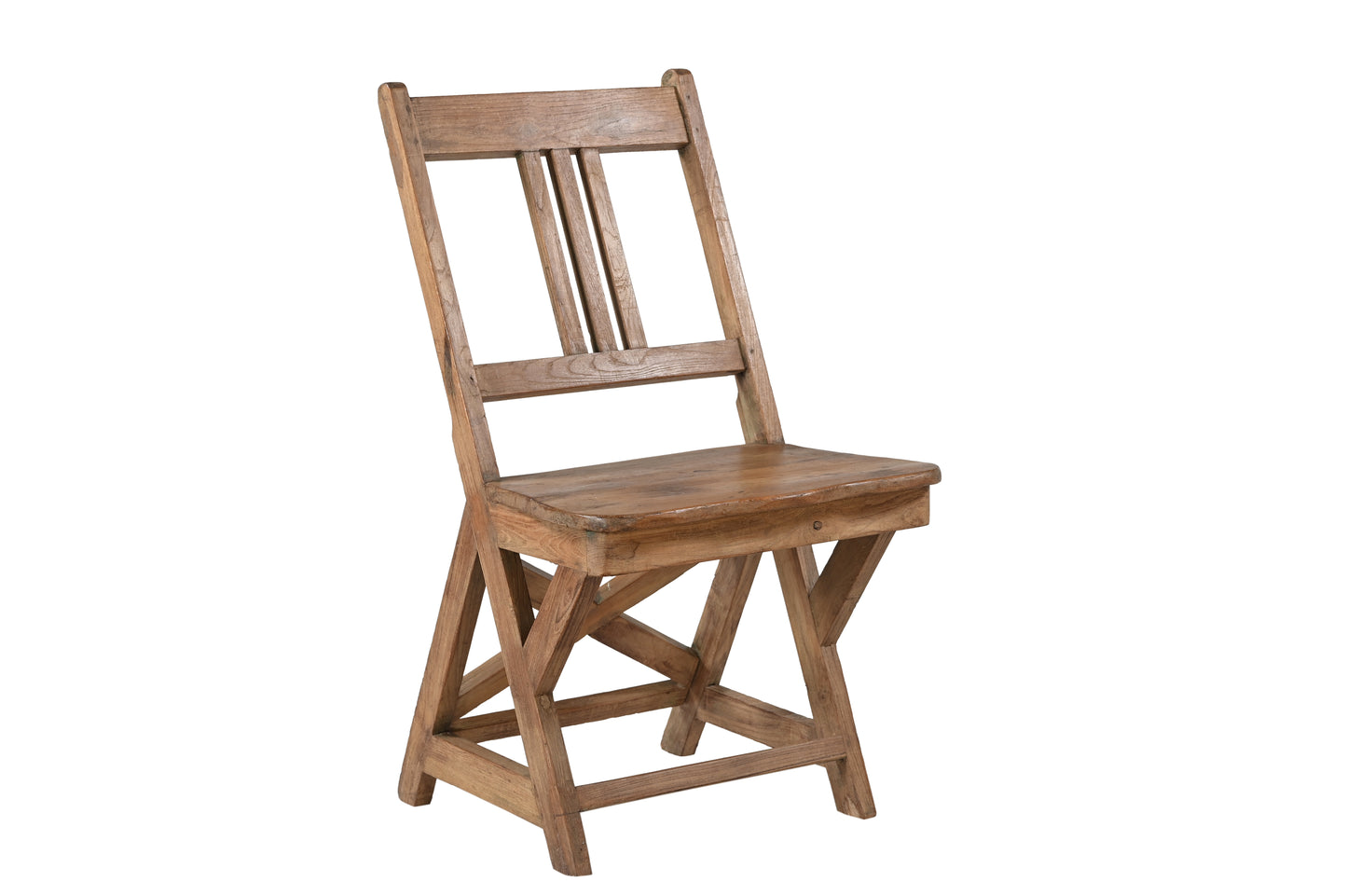 Silla vintage de madera de teca