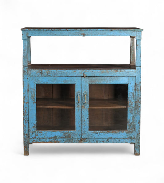 Vintage Teak and Glass Cabinet