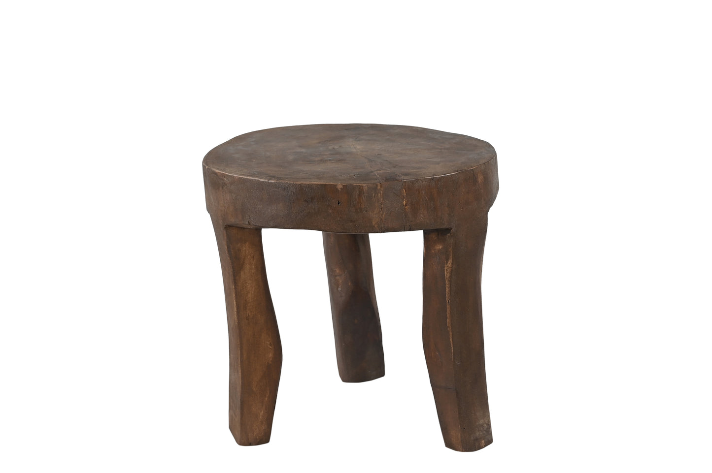 Mesa auxiliar vintage de madera de teca