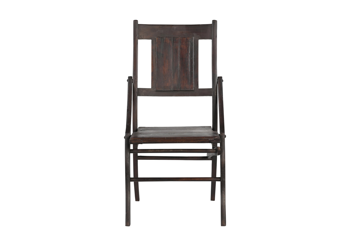 Silla plegable vintage de madera de teca