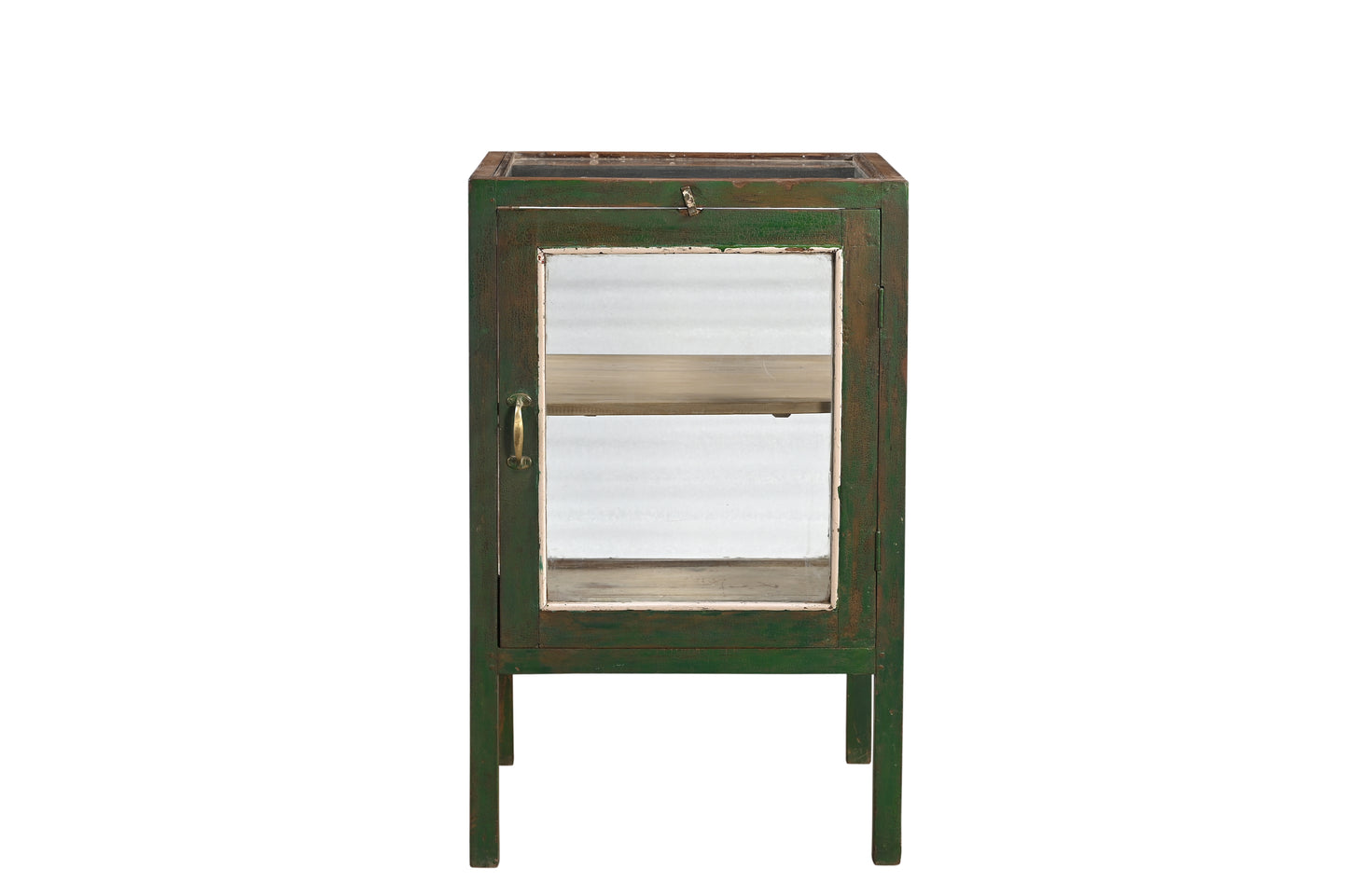 Vintage Teak Wood and Glass Showcase