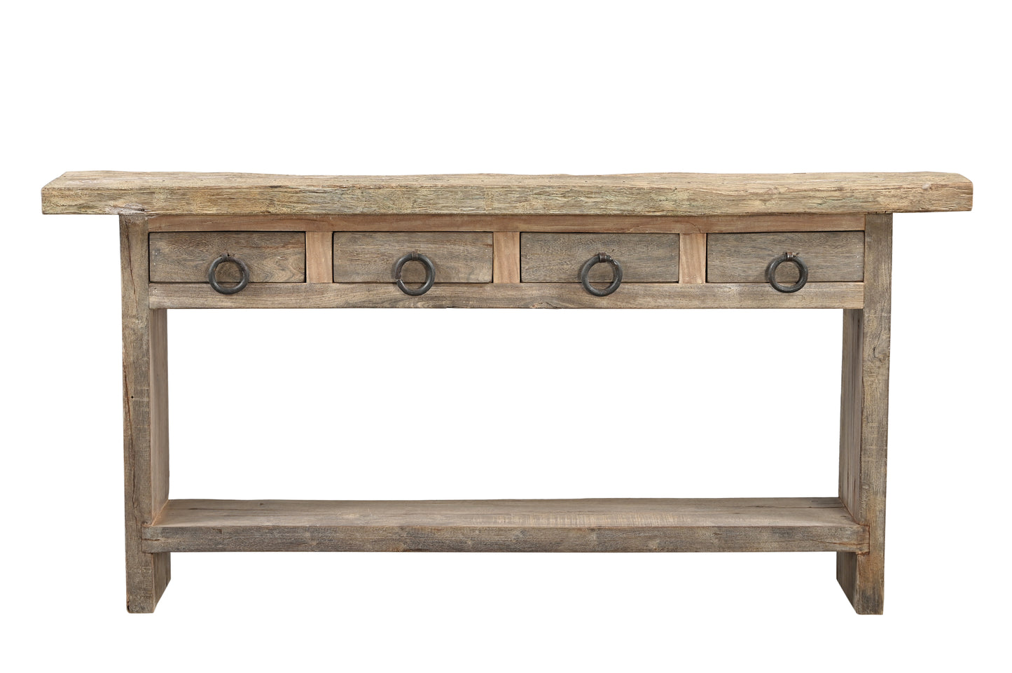 Mesa consola de madera reciclada