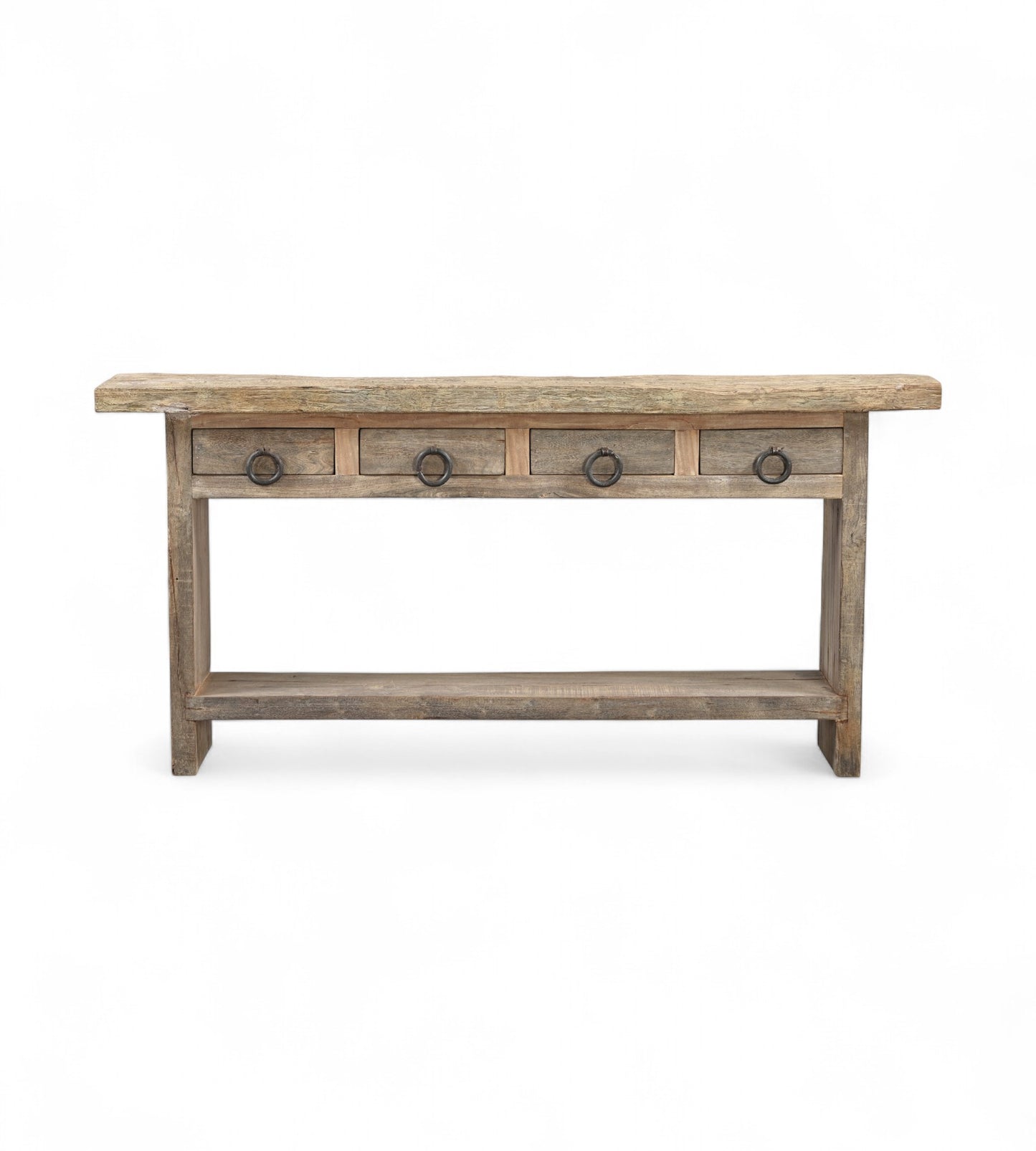 Mesa consola de madera reciclada