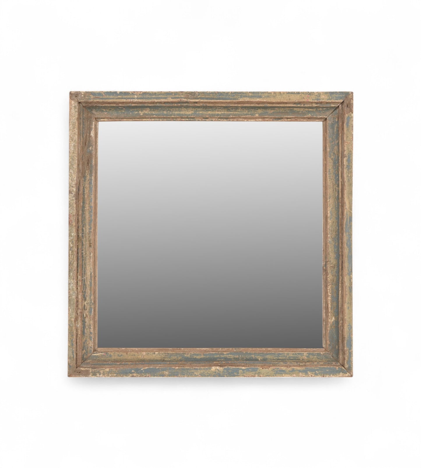 Espejo vintage de madera de teca