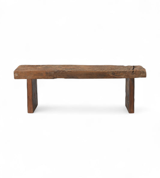 Vintage Teak Wood Bench