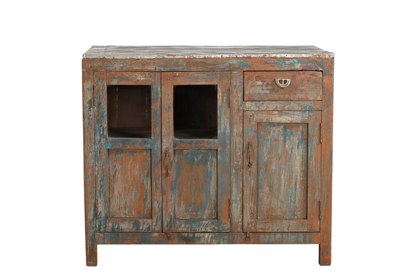 Vintage Teak Glass Cabinet