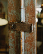 Vintage Teak Wood and Glass Cabinet