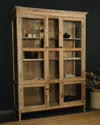 Vintage Teak Glass Cabinet