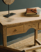 Reclaimed Wood 2 Drawer Writing Desk