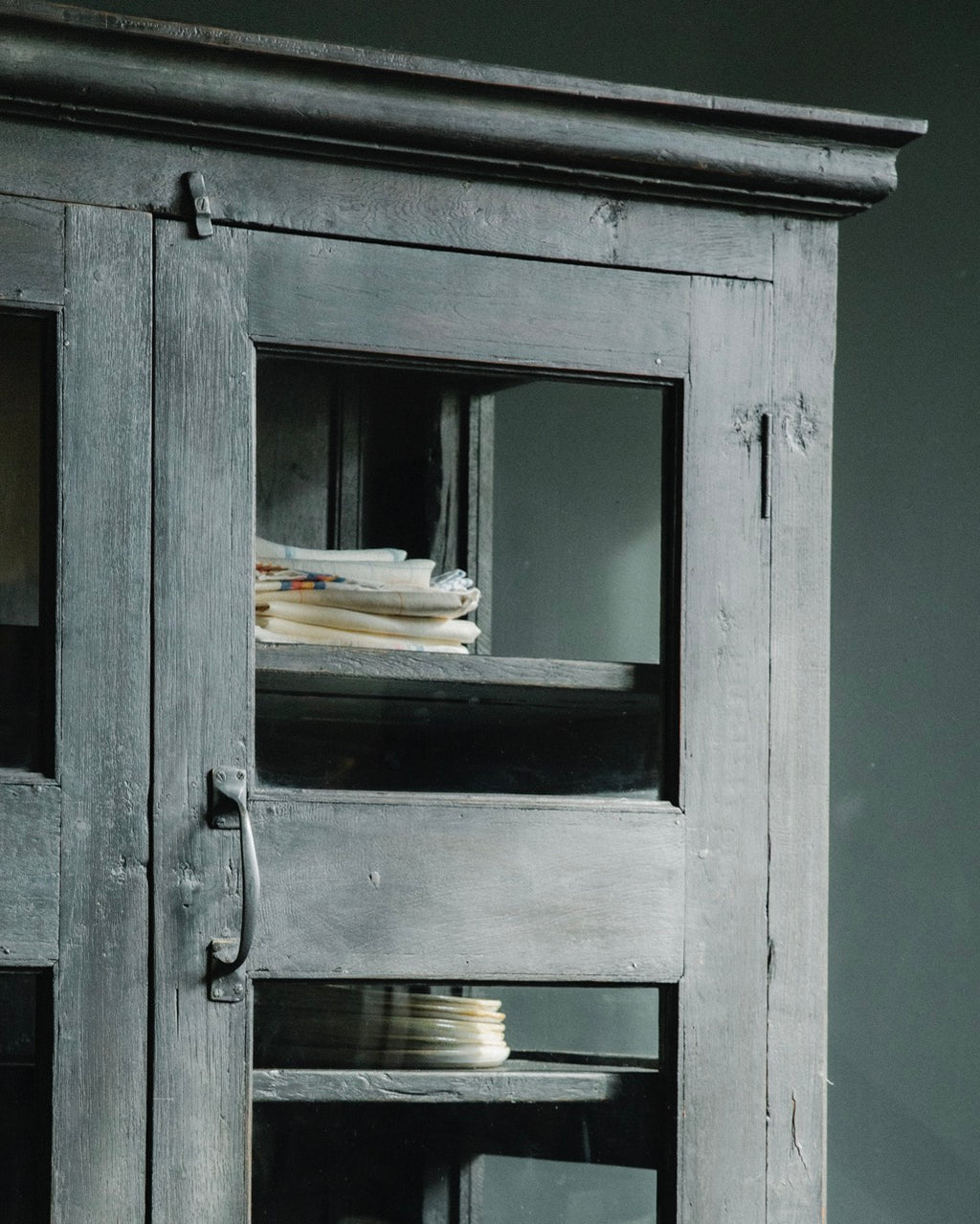 Vintage Teak and Glass Cabinet