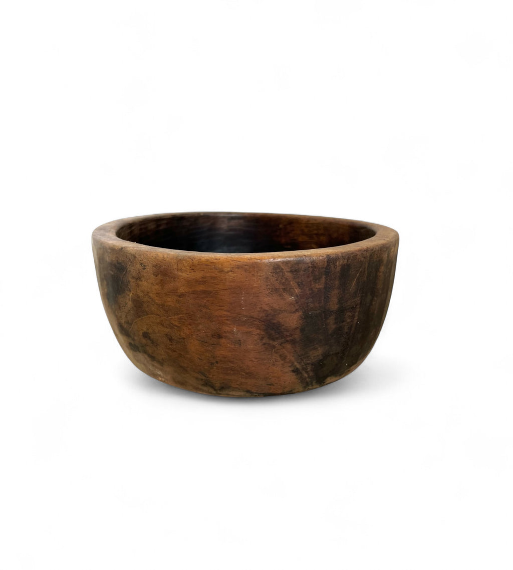 Wooden teak bowl