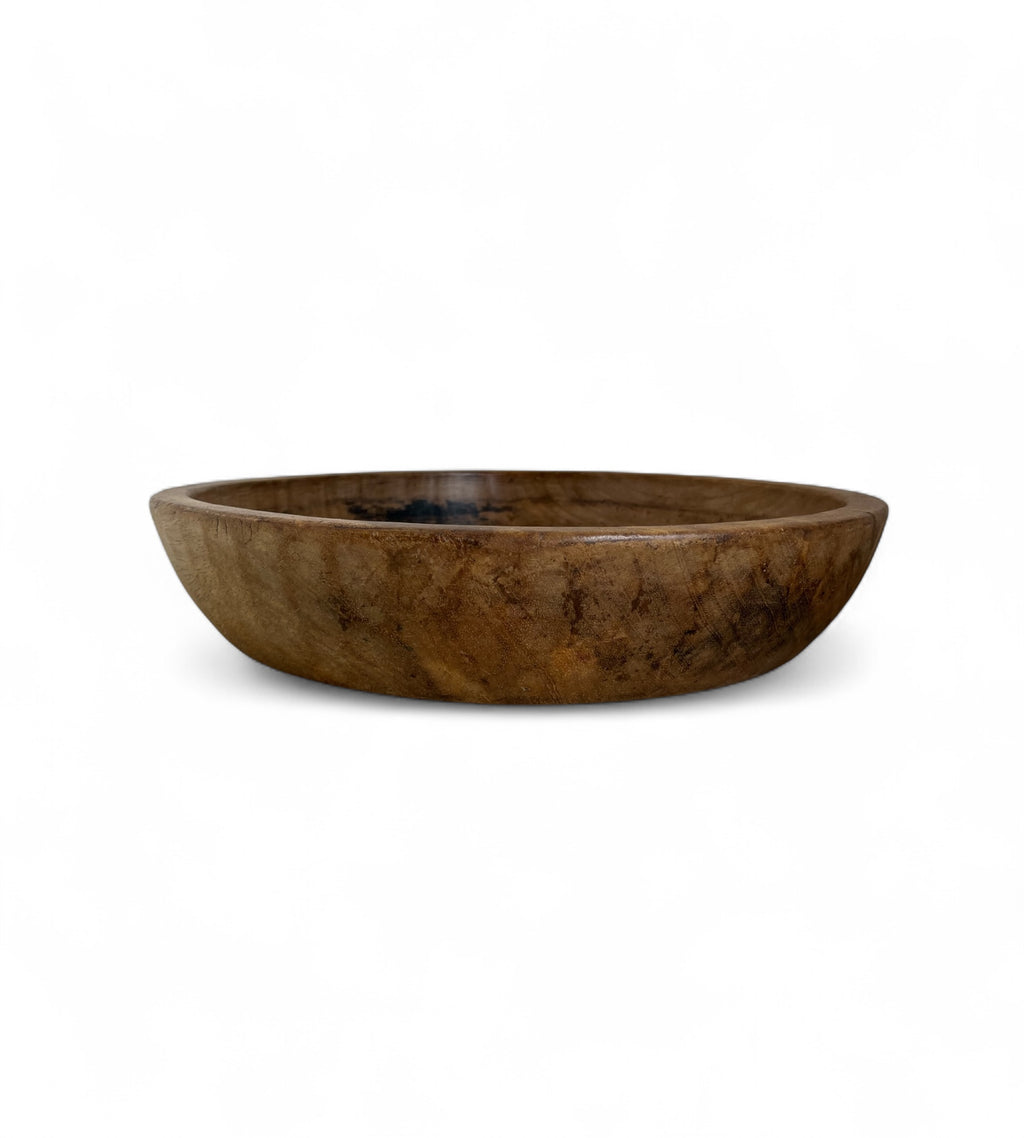Natural teak wooden bowl 