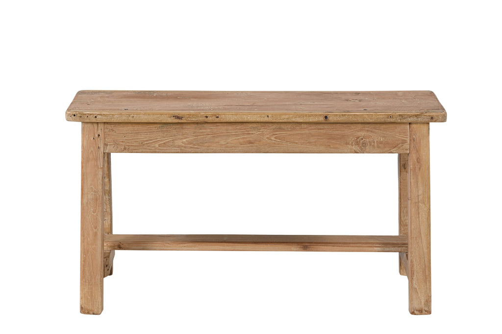 Reclaimed wood bench