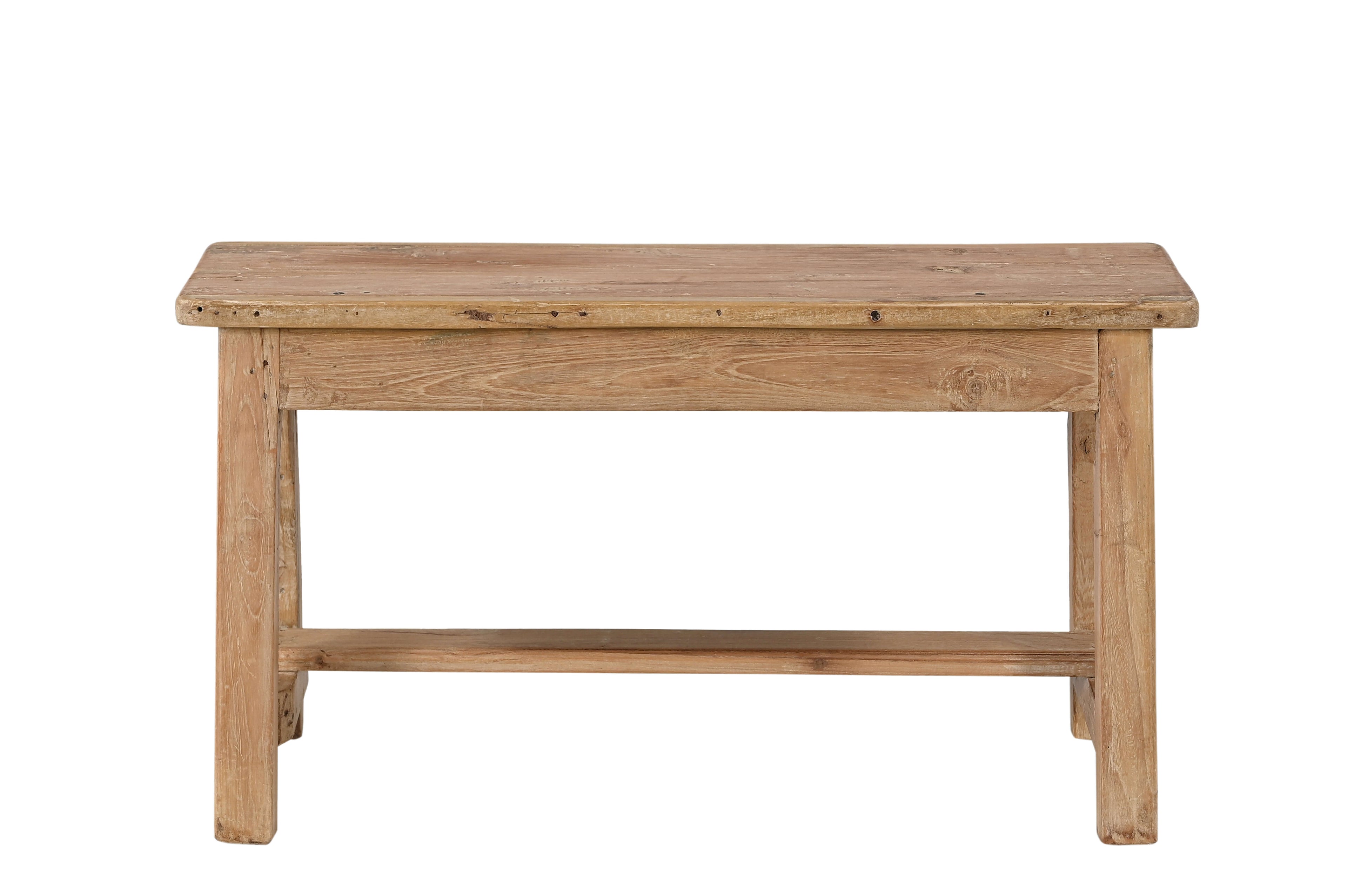 Reclaimed wood bench