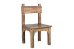 Wooden chair with a white background